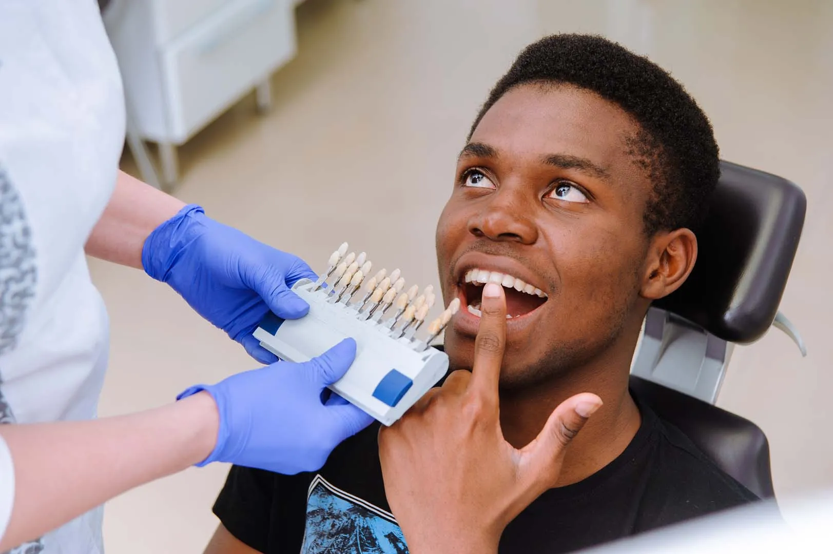 Dental bonding treatment
