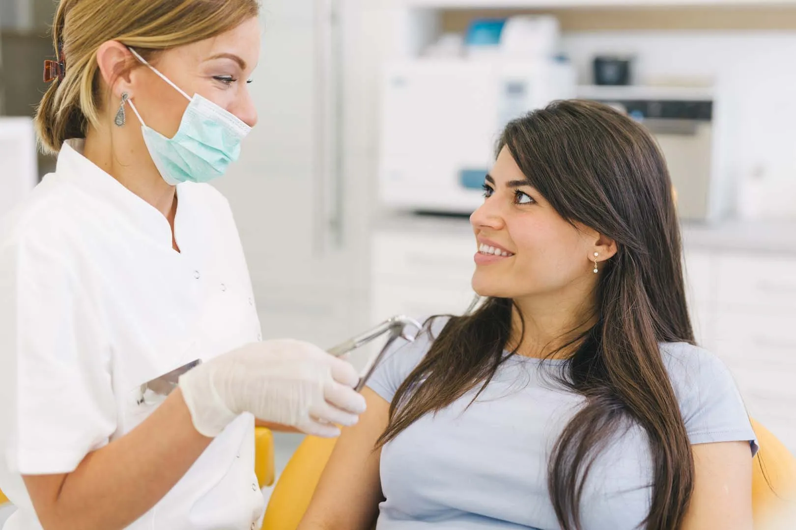 Tooth extraction procedure